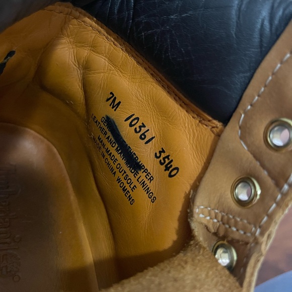 Women’s Timberland 6” Premium Boots Size 7 - Picture 6 of 10
